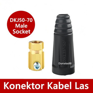 Kabel Konektor Cable Connector Las Male Socket DKJ 10-25 35-50 50-70mm