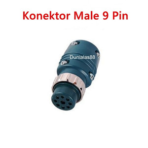 9 Pin Male Konektor Connector Socket 9pin utk Mig Mesin Las Wirefeeder