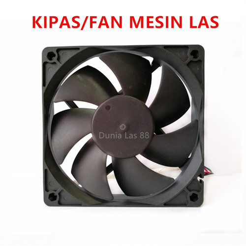 Cooling Fan Kipas Untuk Mesin Las DC-24V Ukuran 120×120mm Tebal 25mm