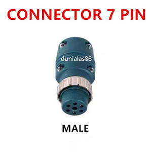 Plug+Socket Konektor 7 Pin Mig Male+Female Connector 7pin Pana 1 set