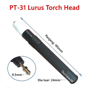 Plasma Torch Body/Torch Head PT 31/CUT40 Untuk PT 31/CUT-40A Cutting