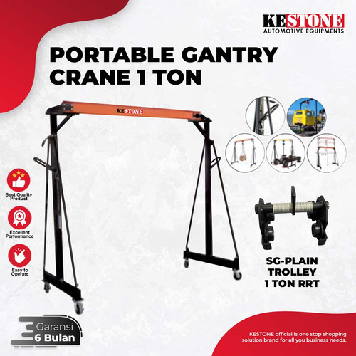 PORTABLE GANTRY CRANE - GANTRY CRANE PORTABEL 1 TON