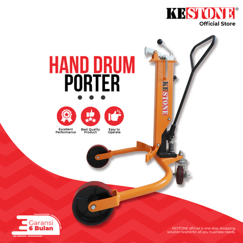 Hand Drum Porter - Drum Trolley Loader Pengangkat Drum