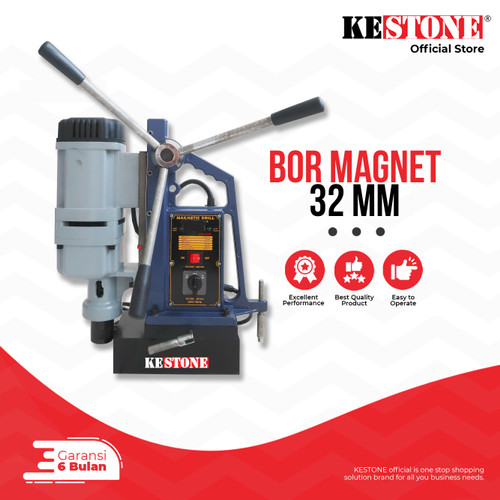 Bor Magnet 32 mm - Magnetic Drill Mesin Bor Besi Magnet