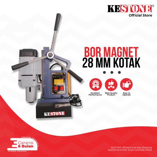 Bor Magnet 28 mm - Magnetic Drill Mesin Bor Besi Magnet