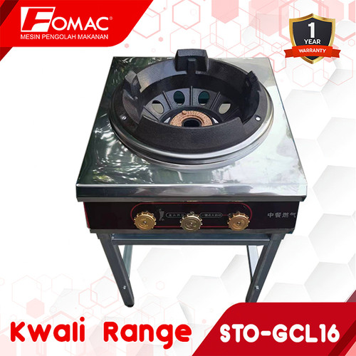 FOMAC Kwali Range STO-GCL16 Kompor Gas Api Besar 1 Burner Standar