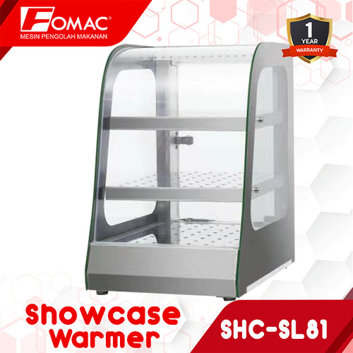 FOMAC Showcase Warmer SHC-S81 Mesin Etalase Penghangat Makanan Display