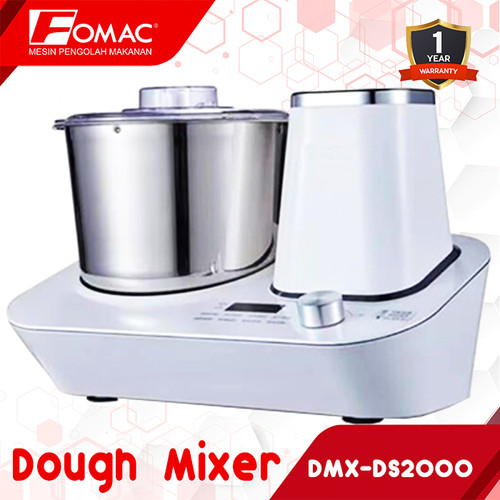 FOMAC Dough Mixer DMX-DS2000 Mesin Pengaduk Penghangat Adonan Roti 4L