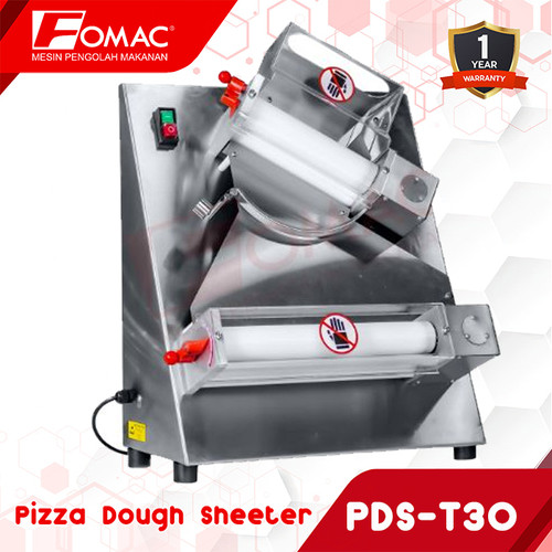 FOMAC Pizza Dough Sheeter PDS-T30 Mesin Roller Penipis Adonan Bulat