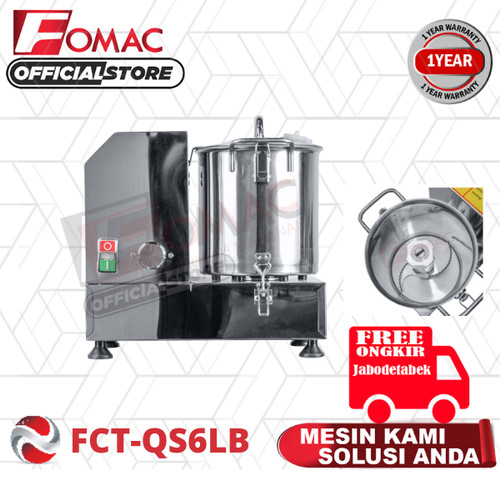 Mesin Pencacah Serbaguna Sayuran Food Cutter FCT-QS6LB FOMAC