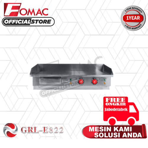 Mesin Wajan Electric Griddle GRL-E822 FOMAC