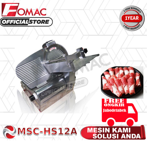 Mesin Pengiris Daging Meat Slicer Automatic MSC-HS12A FOMAC