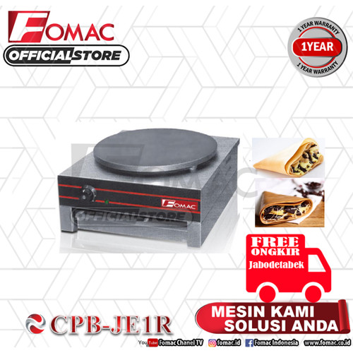 Mesin Gas Crepes Maker pembuat kue laker CPB-JE1R FOMAC