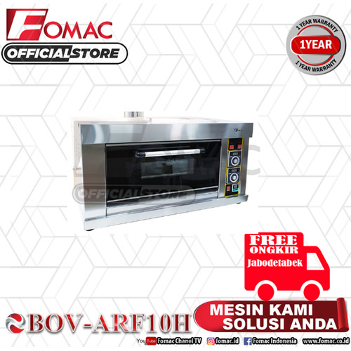 Mesin Gas Oven 1Deck 1 Tray BOV-ARF10H FOMAC