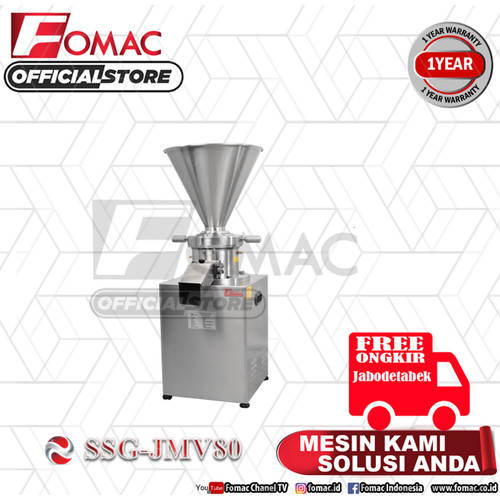 Mesin Selai Sauce Grinder Machine SSG-JMV80 FOMAC