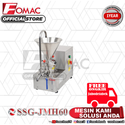 Mesin Pembuat Selai Kacang Sauce Grinder Machine SSG-JMH60 FOMAC