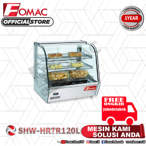 Mesin Hot Showcase warmer SHW-HRTR120L FOMAC