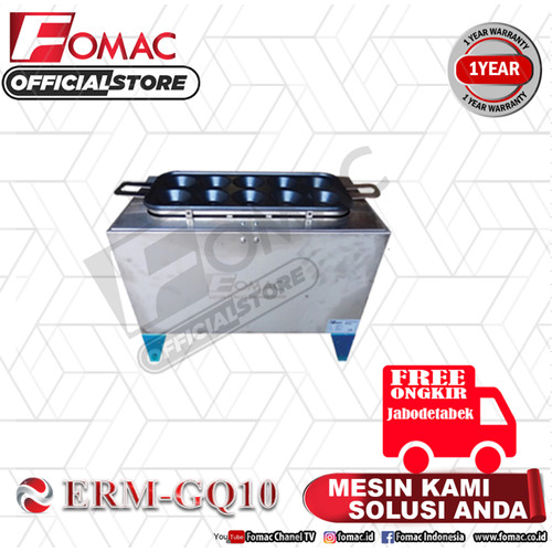 Mesin Pembuat Sosis Telur Gas Egg Roll / ERM-GQ10 FOMAC