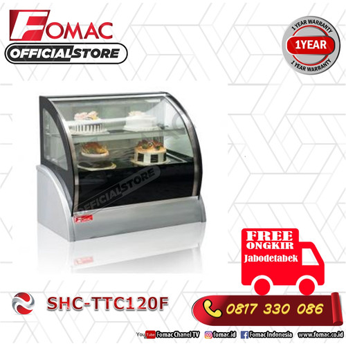 Mesin Pendingn Kue Counter Cake Showcase Round Table/SHC-TTC120F FOMAC