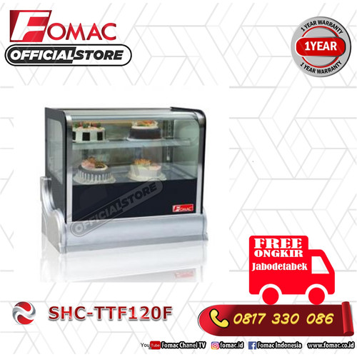 Mesin Pendingin Kue Counter Cake Showcase Flat Table/SHC-TTF120F FOMAC