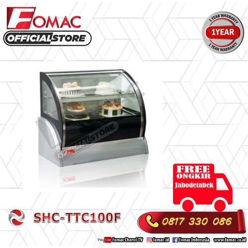 Mesin Pendingn Kue Counter Cake Showcase Round Table/SHC-TTC100F FOMAC