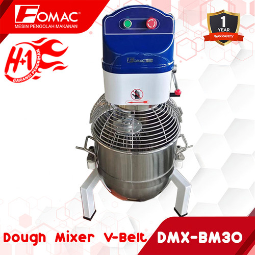 Mesin Pengaduk Adonan Dough Mixer V-Belt DMX-BM30 FOMAC