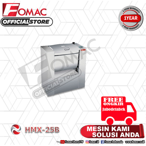 Mesin pengaduk adonan Horizontal Dough Mixer HMX-25B FOMAC