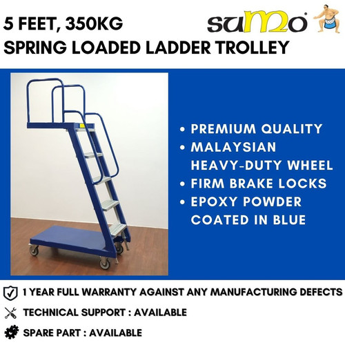 Tangga Gudang Ladder Trolley LT5 - Spring loaded - Superform Ban Ngai