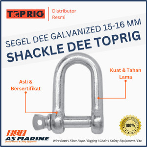 Shackle Galvanized / Segel Dee Galvanis 15-16 mm TOPRIG