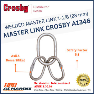 Welded Master Links / Link Master Assembly CROSBY A1346 1-1/8 (28 mm)