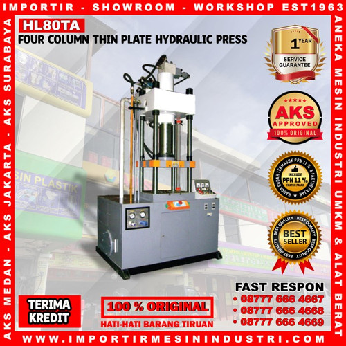 Hydraulic Press Machine 80 Ton / Mesin Press Hidrolik 4 Tiang - HL80TA