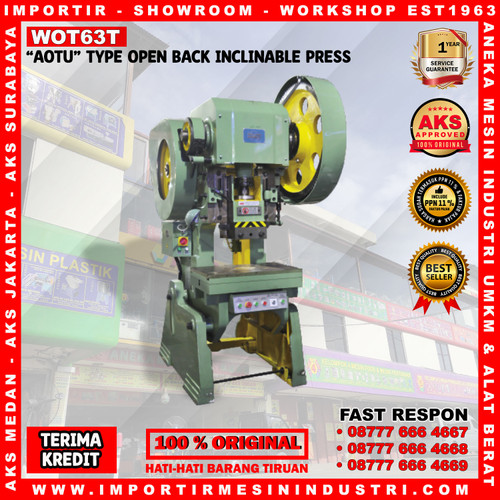 Mesin Pon 63 Ton - WOT63T / "Auto" Power Bench Press Stamping Machine