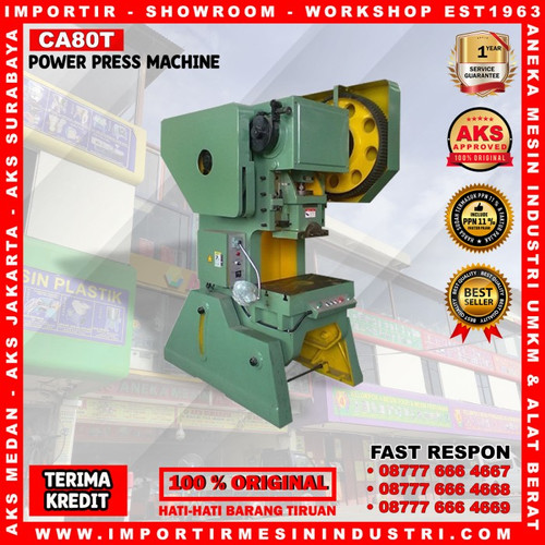 Power Press Machine CA80T / Mesin Pon 80 Ton 5.5 kw