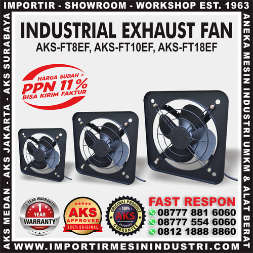 Exhaust Fan / Hexos / Eksos / Kipas Hexos 8 Inch - AKS - FT8EF