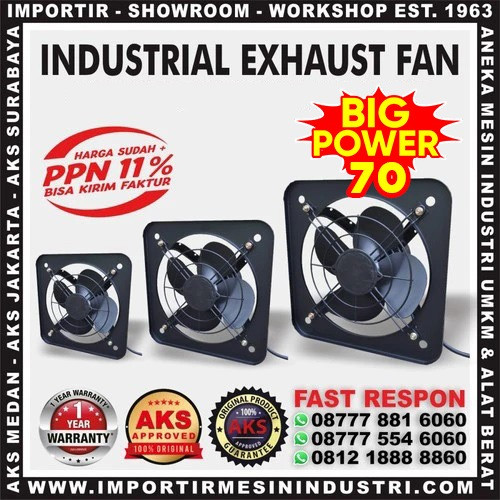 Exhaust Fan / Hexos / Eksos / Kipas Hexos 12 Inch - AKS - FT12EF