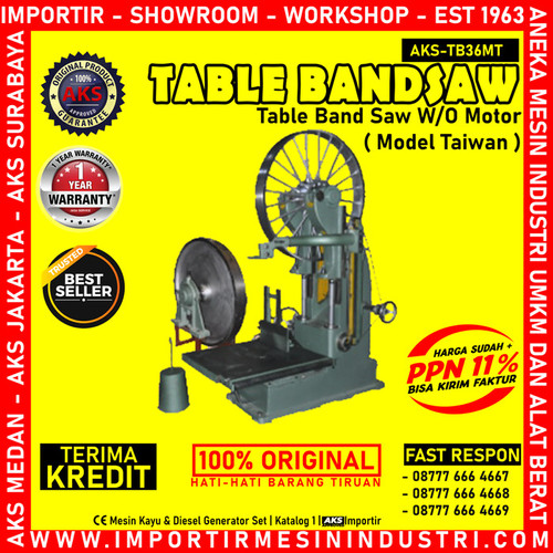 Pembelah Kayu Bandsaw Blade Sawmill Benso AKS - TB36MT