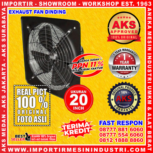 AKS Original TY20EF - Wall Fan 20 inch (500mm) Hexos Ruangan