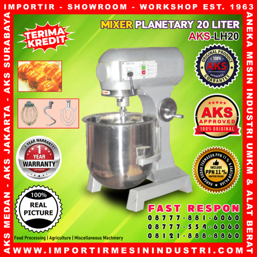 Mixer Planetary AKS LH20B /Mixer roti 20liter / mixer ORIGINAL AKS