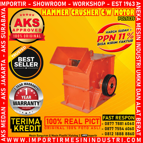 Alat Pemecah Penghancur Batu Rock Stone Hammer Crusher AKS - POL5035