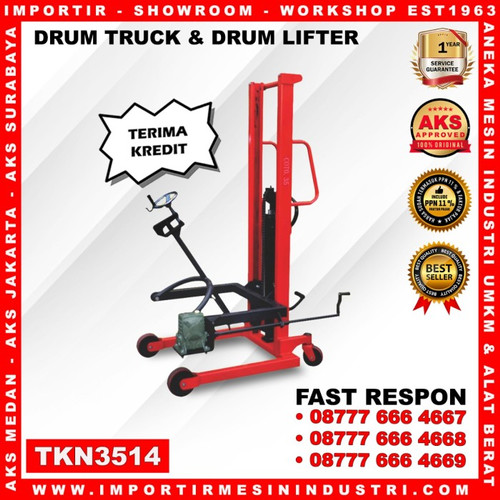 Alat Angkut Barang / Hand Drum Lifter / Truck 350 kg - TKN3514