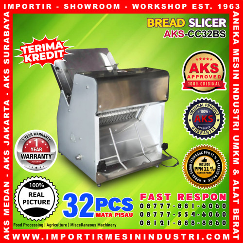 Bread Slicer AKS CC32BS Mesin Pemotong / Potong Roti Tawar ORIGINAL