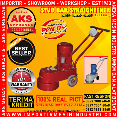 Mesin Poles Mesin Lantai Grinding Lantai Terrazzo 7,5 Kw AKS - DB35