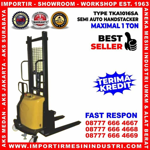 Pengangkat Barang Semi Automatic Hydraulic Stacker 1 Ton - TKA1016SA