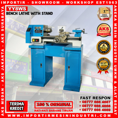 Mesin Bubut Besi/Bengkel Bubut Industri Bench Lathe Machine With Stand