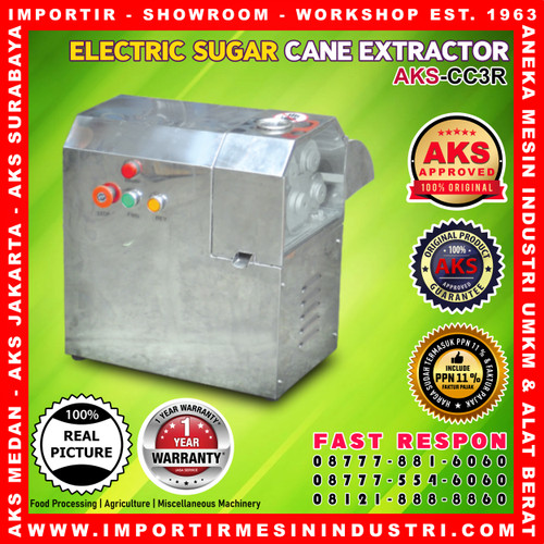 Electric Sugar Cane Juice Extractor Mesin Pembuat Air Tebu AKS - CC3R