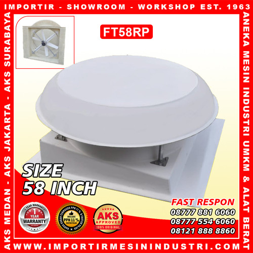 ROOF FAN WITH POWER 58 INCH | AKS-FT58RP