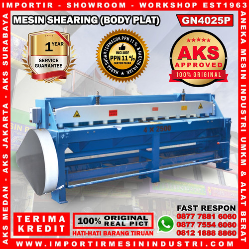 Pemotong Plat 4x2500mm Mesin Pemotong Plat/ Shearing Machine - GN4025P