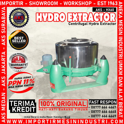 Hydro Extractor Mesin Pengering Pakaian / Baju Celana Laundry - HX60