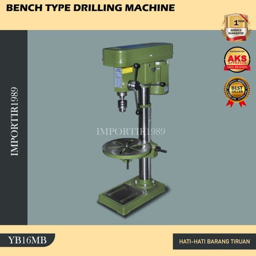 Bench Drilling Machine Mesin Bor Duduk 16 mm - 550W AKS - YB16MB