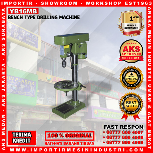 Bench Drilling Machine Mesin Bor Duduk 16mm - 550W TIpe YB16MB